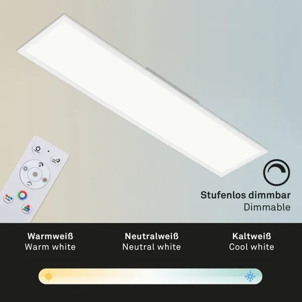 Brilo - LED RGBW Stmievateľné stropné svietidlo SLIM LED/40W/230V + DO