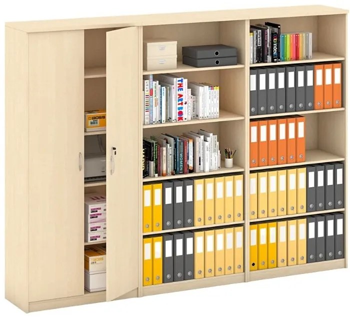 Zostava skríň MIRELLI, Typ VIII - breza