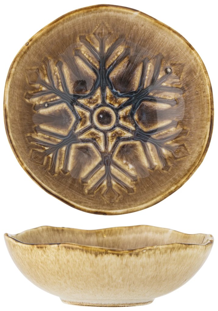 Bloomingville Keramická miska Acco Bowl Brown 20 cm
