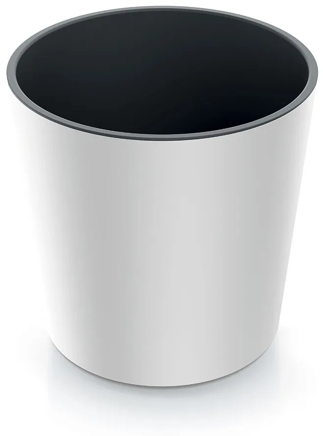 Kvetináč NURBI zaoblený biely