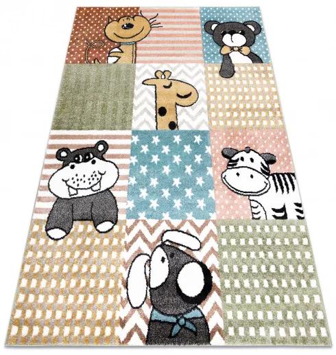 Dywany Łuszczów Detský kusový koberec Fun Pets multi - 160x220 cm