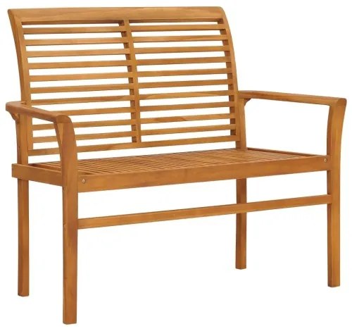 vidaXL Záhradná lavička 112 cm, tíkový masív-