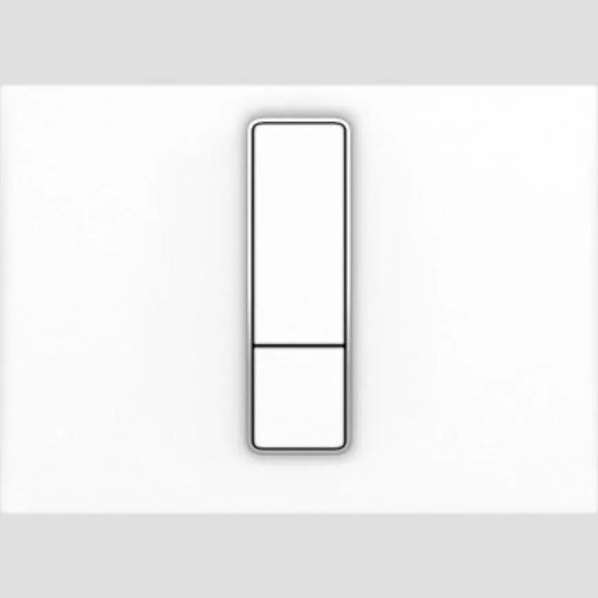 Tlačidlo Ineo Bright plast alpská biela 16.750.01