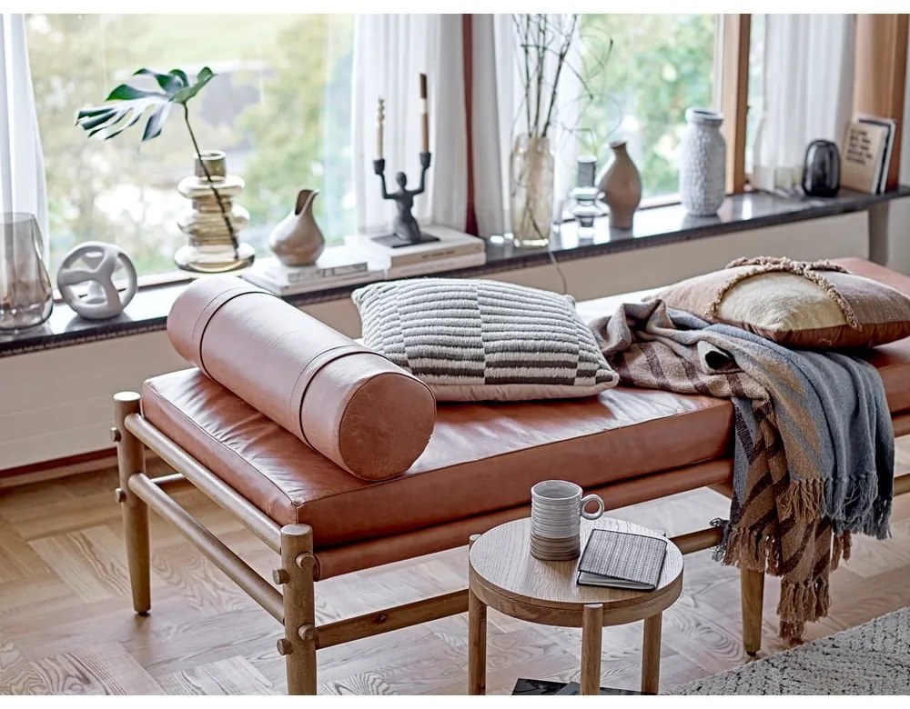 Krémový koberec s prímesou bavlny 150x210 cm Saxo – Bloomingville