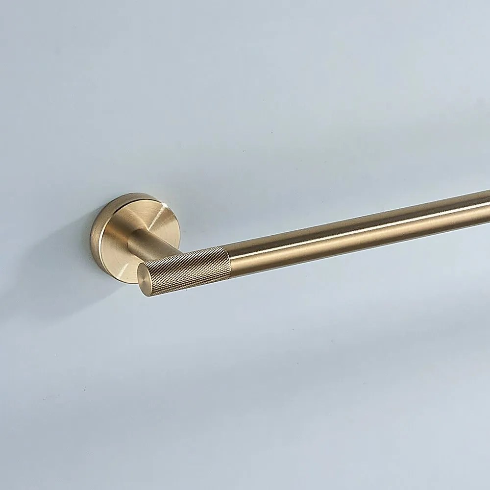 Rea Modern, kúpeľňový vešiak na uteráky 60cm, 6603, zlatá matná, REA-98003