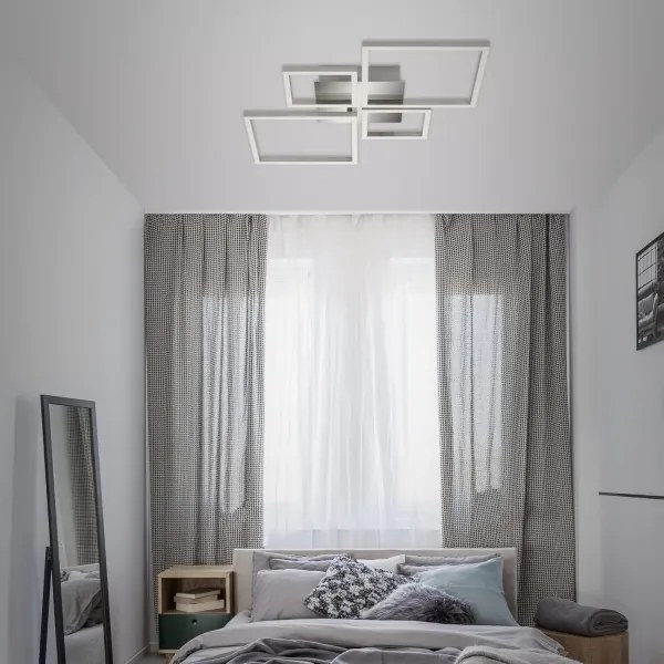 LED Stmievateľné stropné svietidlo LED/42W/230V 3000K matný chróm
