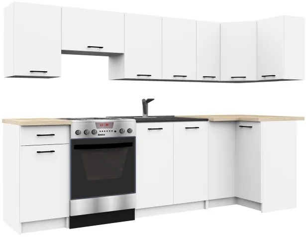 Horná kuchynská skrinka OLIWIA W30 H580 biela