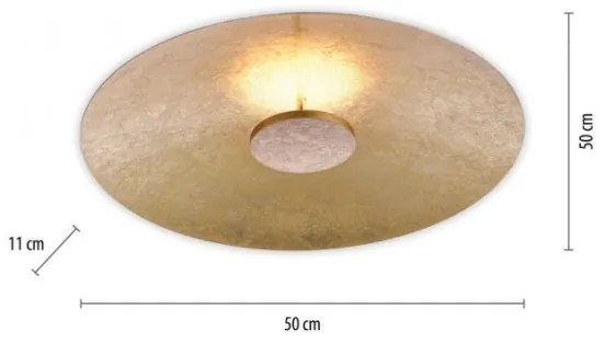 Paul Neuhaus 8132-12 - LED Stmievateľné stropné svietidlo PLATE LED/25W/230V