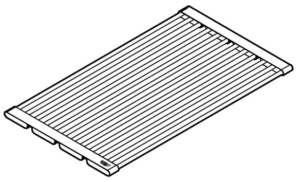 GROHE 40858SD0 - Odkvapkávač na riad 500 × 288 mm z nehrdzavejúcej ocele