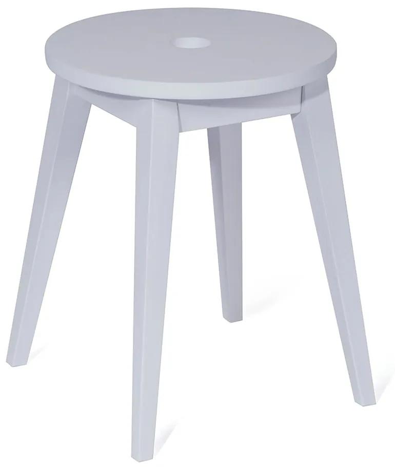 Biela stolička z kaučukového dreva Club - Bonami Selection