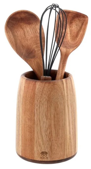 Drevený stojan na kuchynské náčinie - Holm