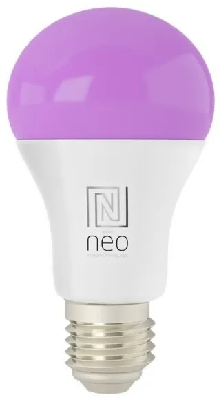 Immax NEO 07712CDO-SADA 3xLED RGB Stmievateľná žiarovka E27/9W/230V Wi-Fi Tuya+DO
