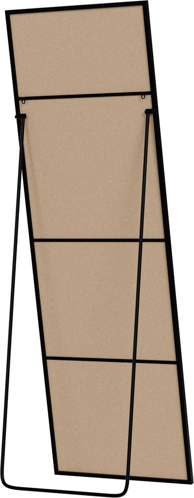 Zrkadlo Benicia 150x50 cm - čierne matné