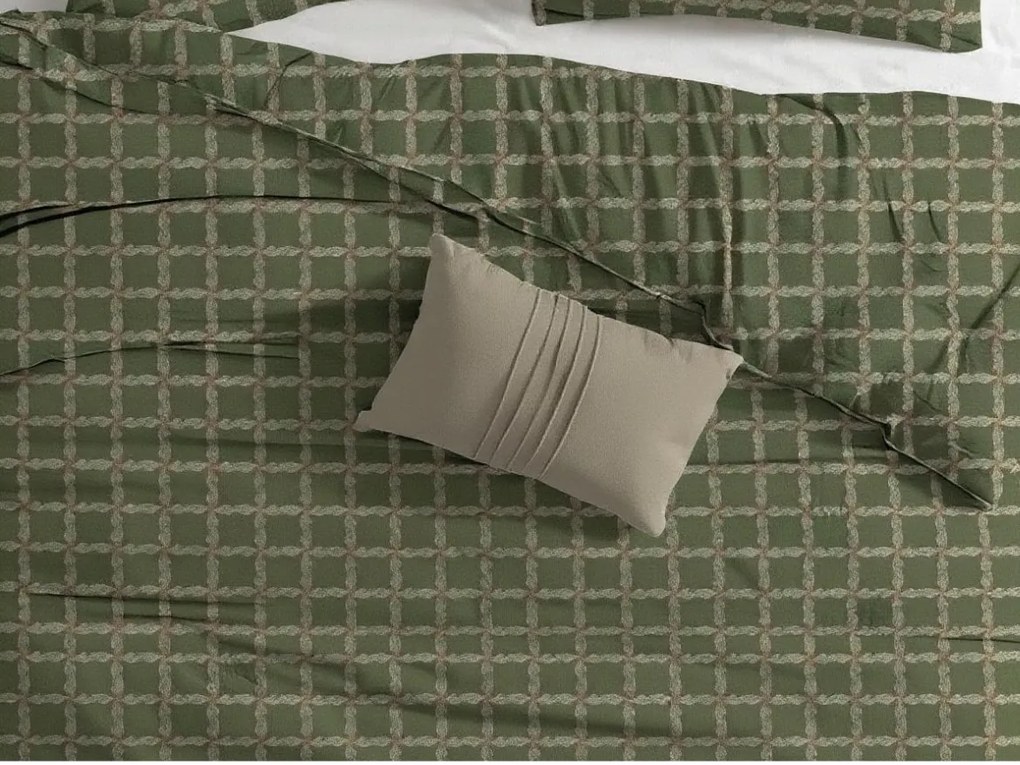 Obliečky z Renforcé bavlny BLOMORA zelené Rozmer obliečky: 70 x 90 cm | 140 x 200 cm