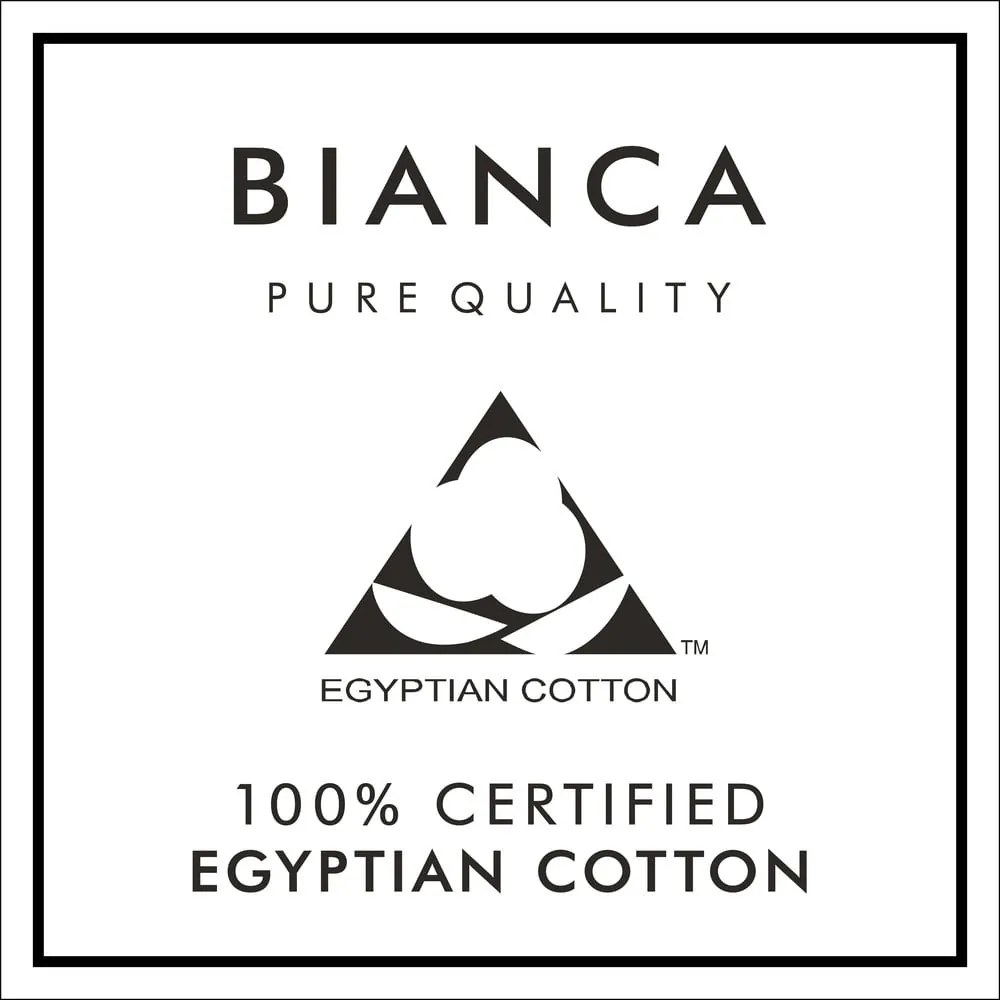 Biele obliečky na jednolôžko z egyptskej bavlny 135x200 cm - Bianca