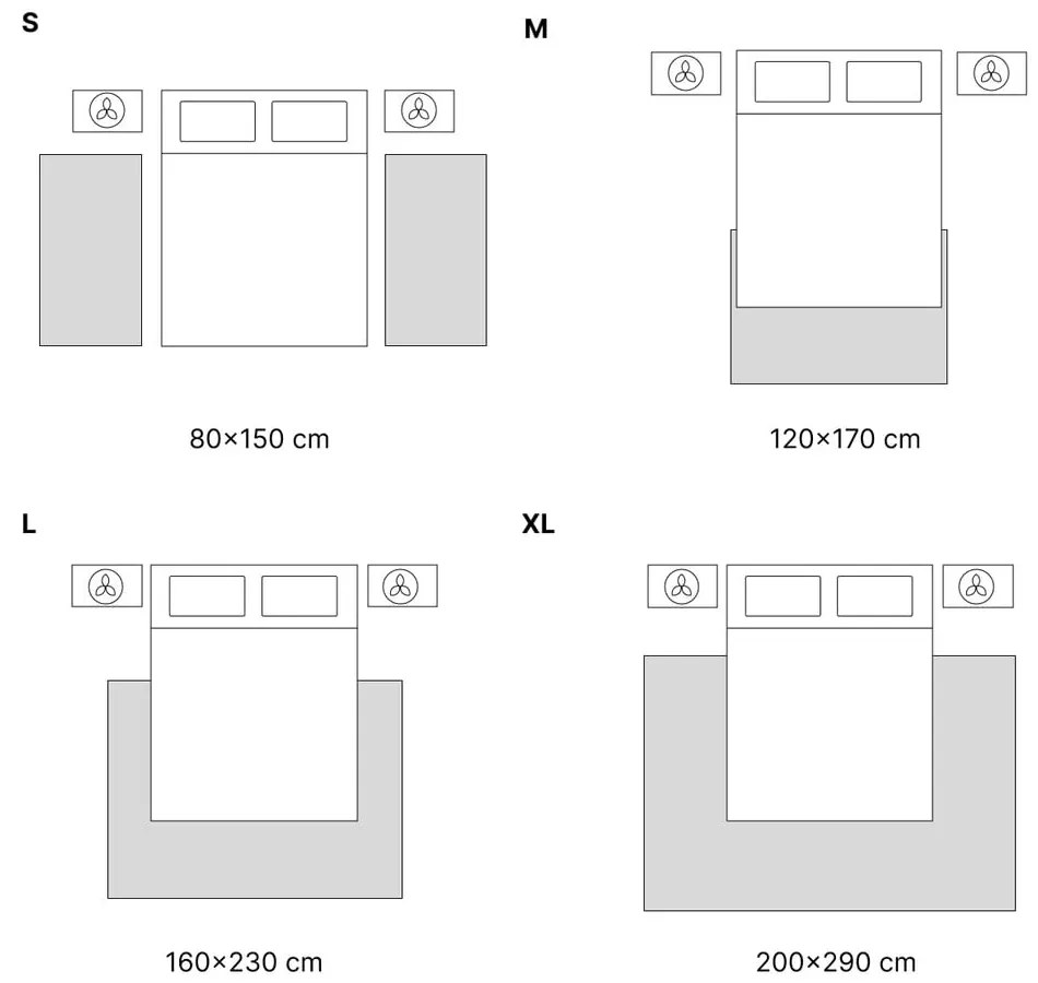 Svetlosivý koberec 80x150 cm Leon – Villeroy&Boch