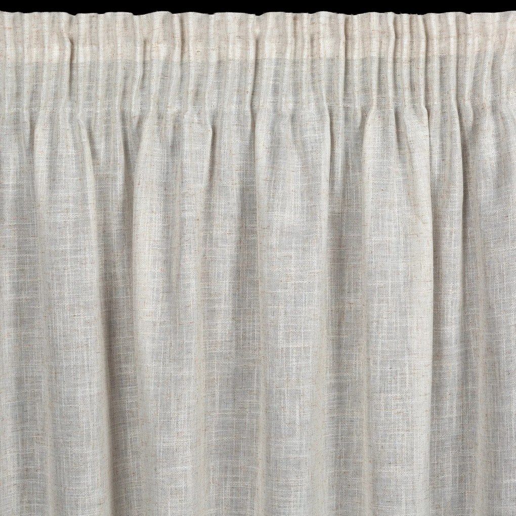 ZÁVES NA PÁSKE KARLI 140X270 CM KRÉMOVÁ