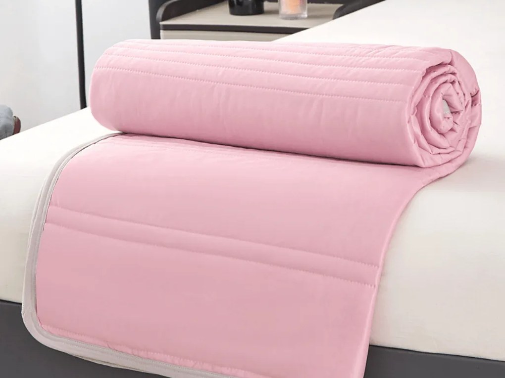 Chladiaca letná prikrývka CELIA, ružová Rozmer: 140 x 200 cm