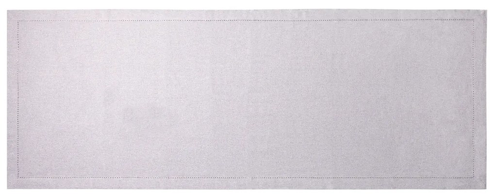 Svetlosivý bavlnený behúň na stôl 50 x 140 cm – Basic Ambiente - 596403
