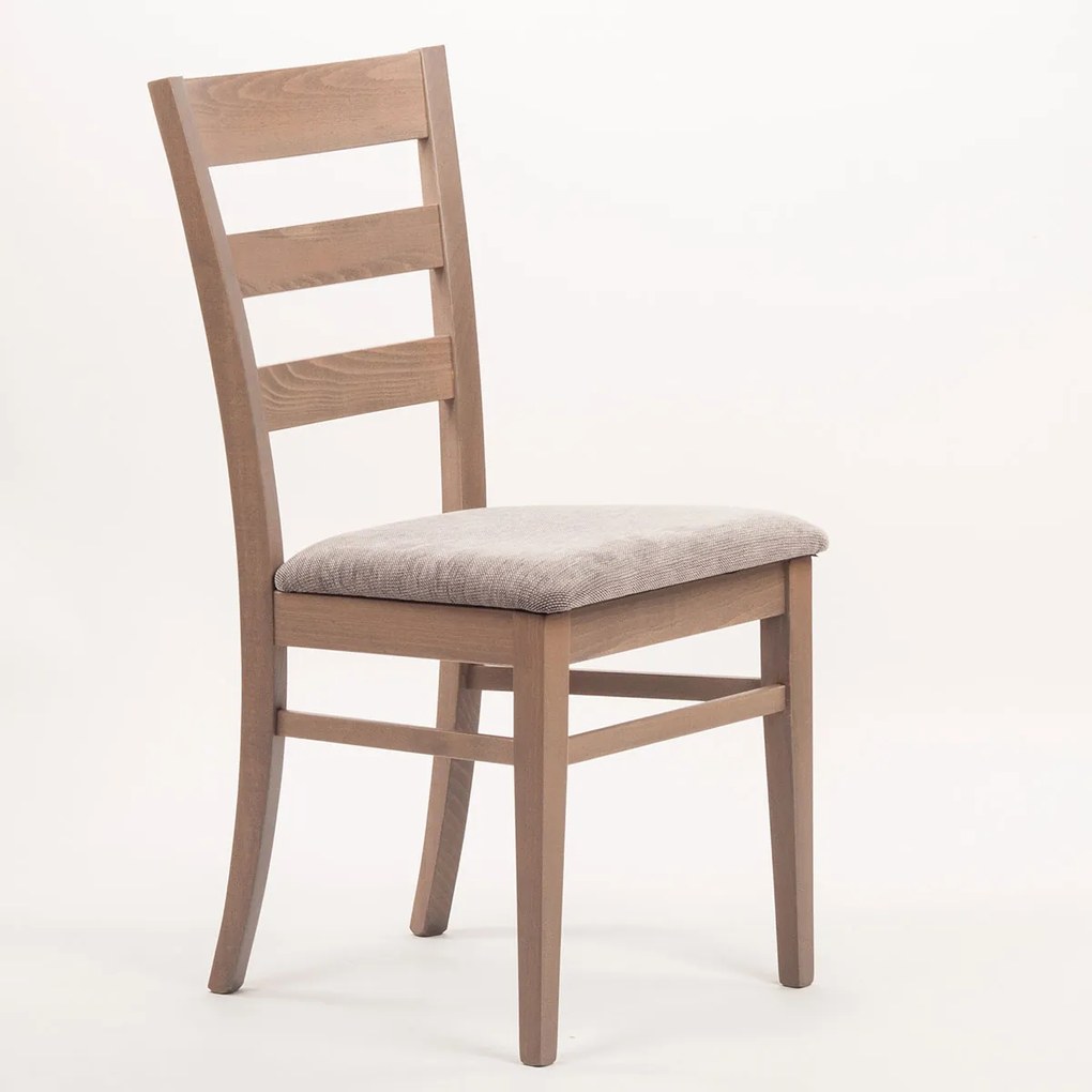 Stima Stolička VIOLA s čalúneným sedákom Vyberte odtieň ->: Dub, Vyberte látku ->: GENEZA soft 58