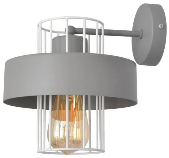 Nástenné svietidlo VOLTA 1xE27/15W/230V šedá