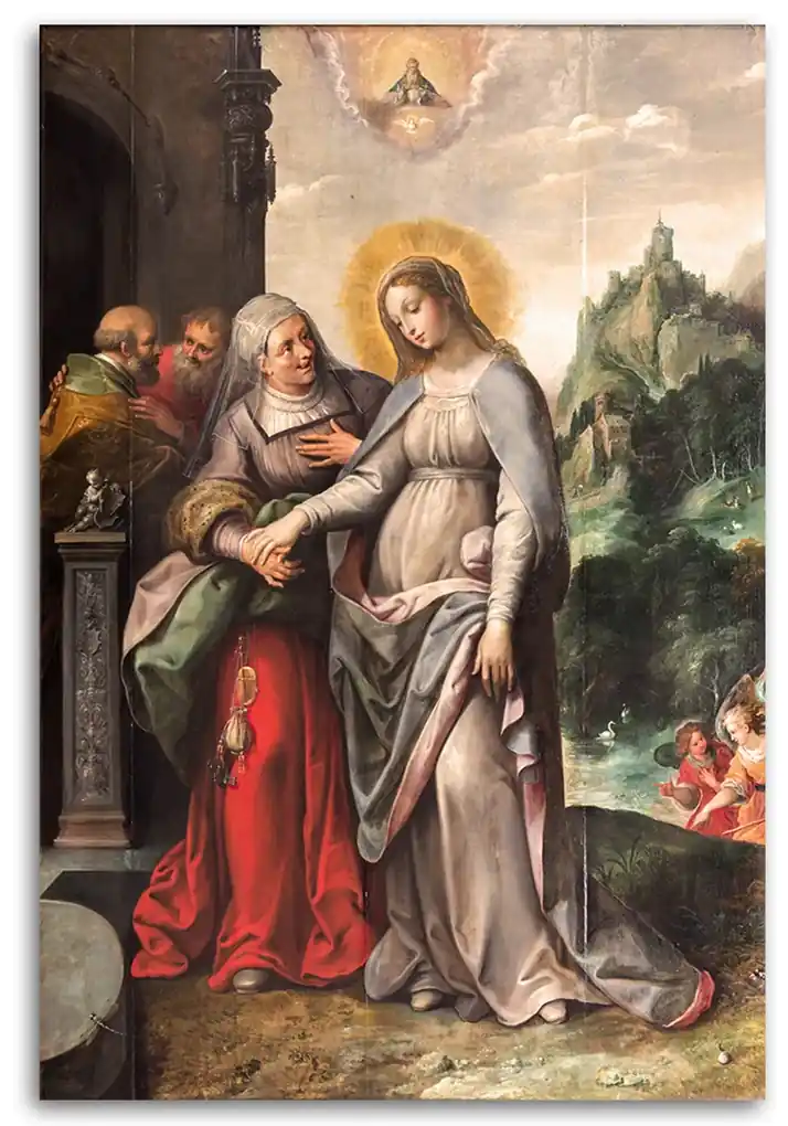 Gario Obraz na plátne Návšteva svätej Alžbety Francken Antwerpy Rozmery: 40  x 60 cm | BIANO