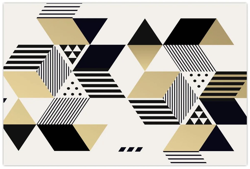 Obraz - Geometrické tvary N⁰1 (90x60 cm)