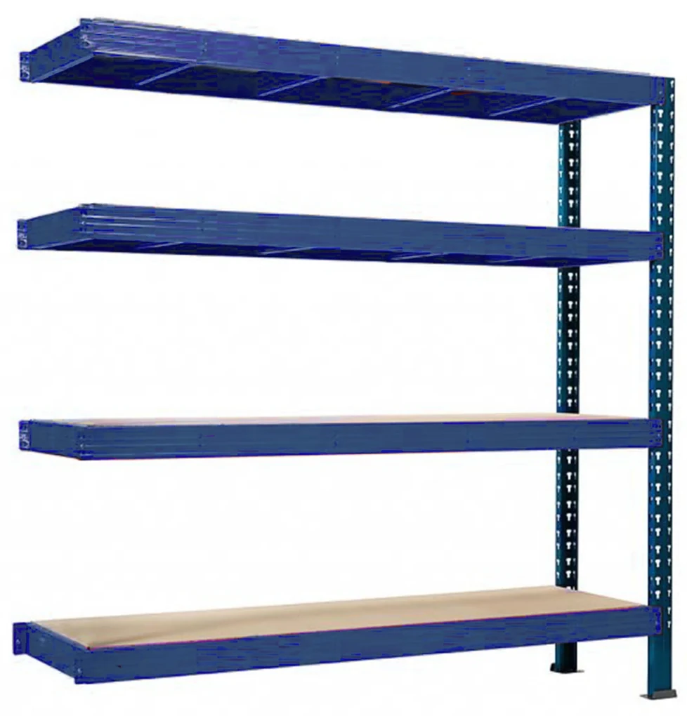 Trestles Prístavok k regálu 1800x2400x600, 4 police Farba: žltá a čierna