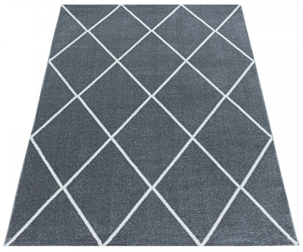 Ayyildiz, Kusový koberec Rio 4601 silver, 80x150, šedá, kancelária