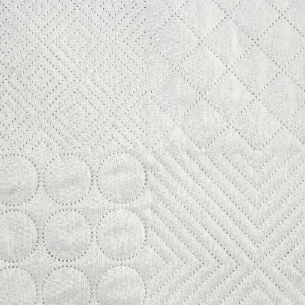 Prehoz na posteľ D91 BONI 5 220X240 cm, biela