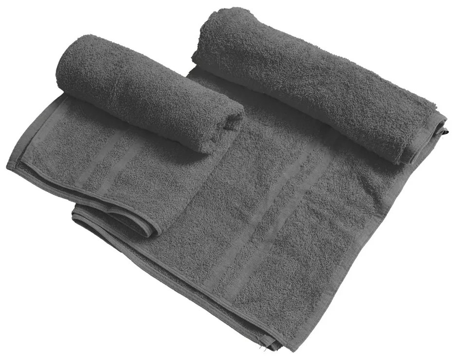 Uterák BASIC DUAL 50 x 100 cm sivý, 100% bavlna