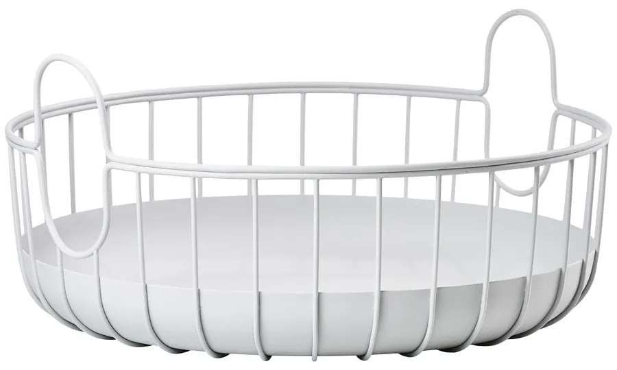 Drôtený kovový košík ø 38x18 cm Inu – Zone