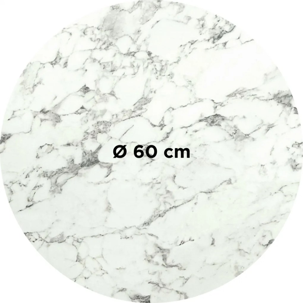COMPACT 12 MARBLE TORANO - STOLOVÁ DOSKA Ø60 cm