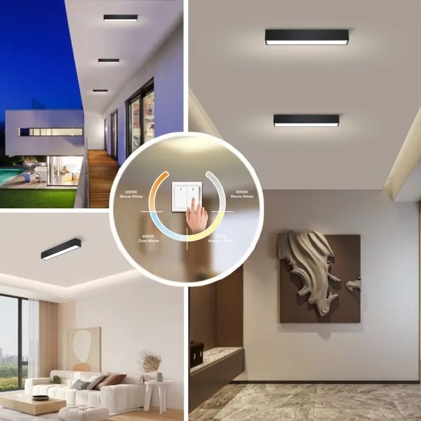 Immax NEO 07254L - LED Stmievateľné svietidlo LUNGO 20W/230V Wi-Fi Tuya čierna + DO