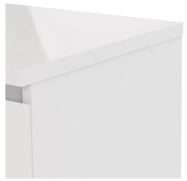 Biely nočný stolík Naia - Tvilum