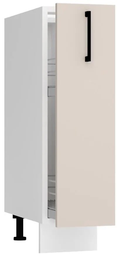 Kuchynská skrinka Max D20 Cargo + Kôš   svetlobéžová