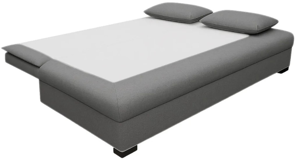 Rozkladacia pohovka BOOK - šedá