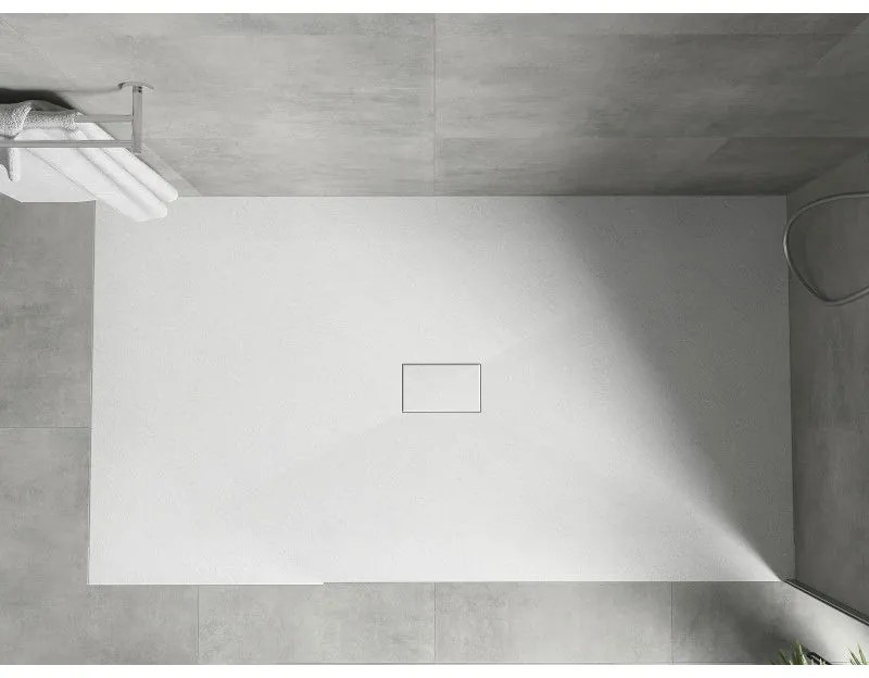 Mexen Hugo, SMC obdĺžniková sprchová vanička 150 x 100 cm, biela, 42101015