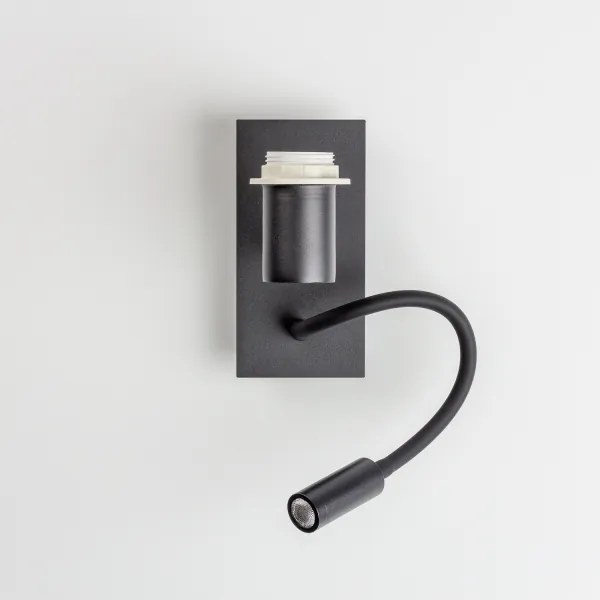 Brilagi - LED Nástenná lampa NUBILA 1xE27/25W/230V + LED/3W čierna