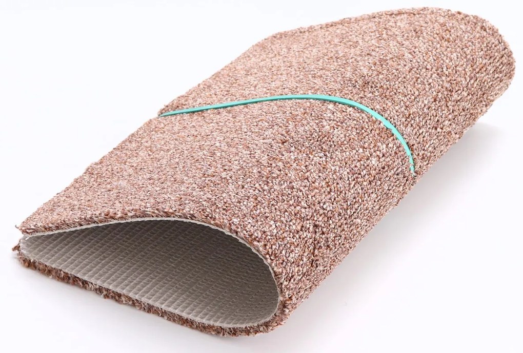 Koberec metráž Ester / 94 Červenohnedá, na mieru, šíře 4m, hnedá, ab (mriežka), chodba / predsieň, Spoltex