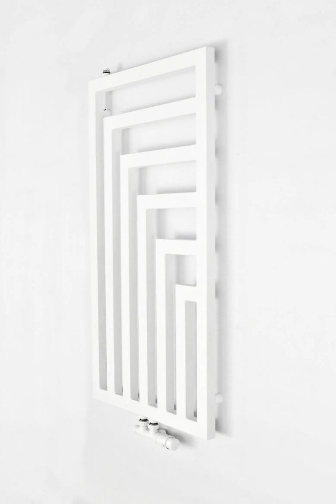 Regnis Kreon, vykurovacie teleso 550x1200 mm, 630W, biela matná, KR120/55/WHITE