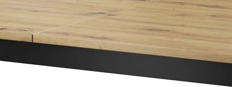 Rozkladací jedálenský stôl Nordi 140x80 cm, dub artisan