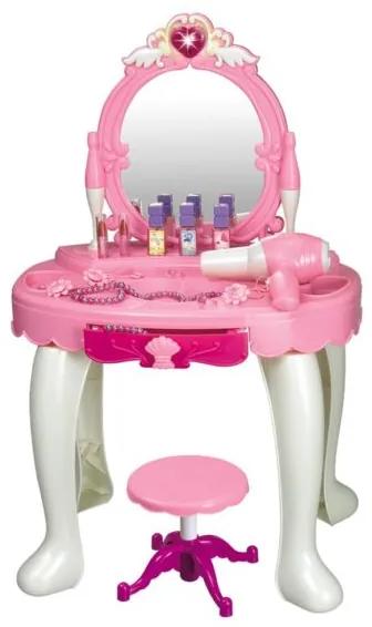 BABY MIX Detský toaletný stolík so stoličkou Baby Mix Sandra