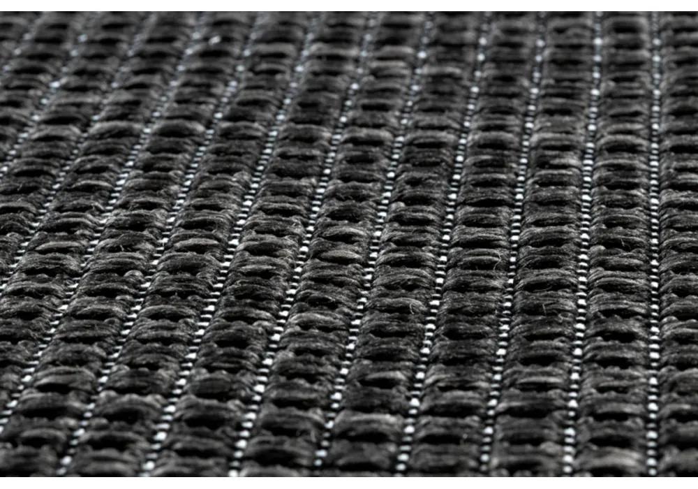 Kusový koberec Duhra čierny kruh 200cm