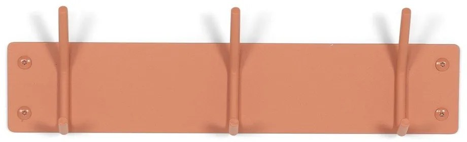 Kovový nástenný vešiak v lososovej farbe Fusion – Spinder Design