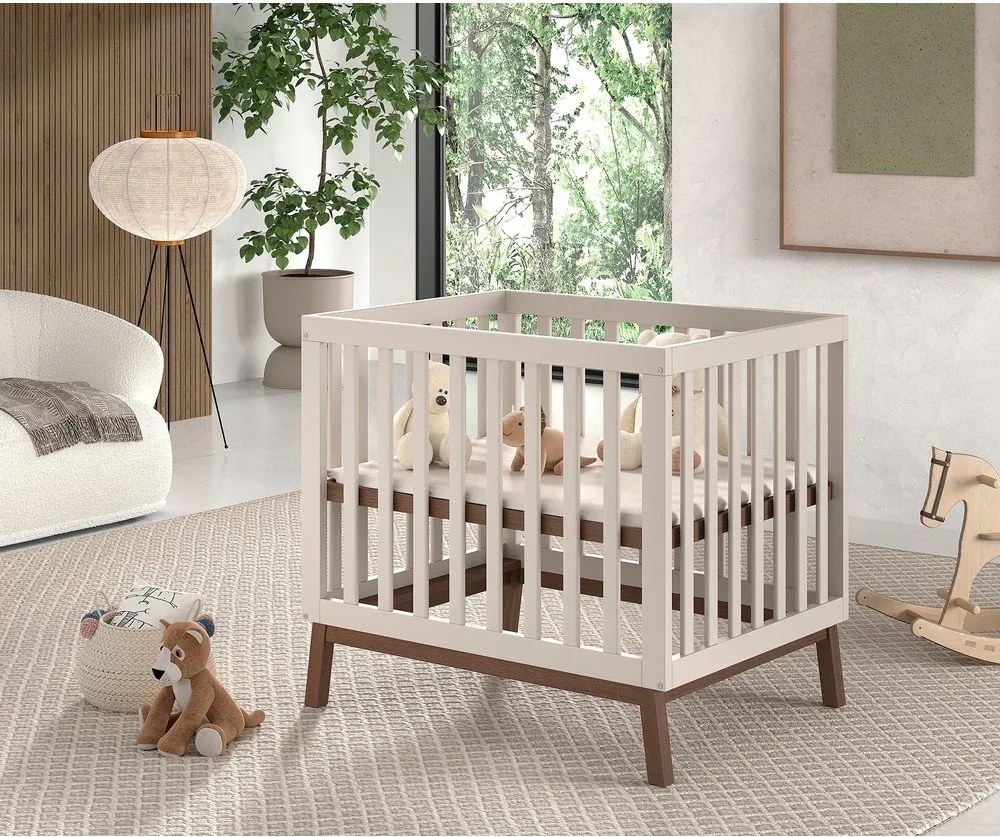 Béžová detská ohrádka z borovicového dreva 95x75 cm Sezane – Vipack