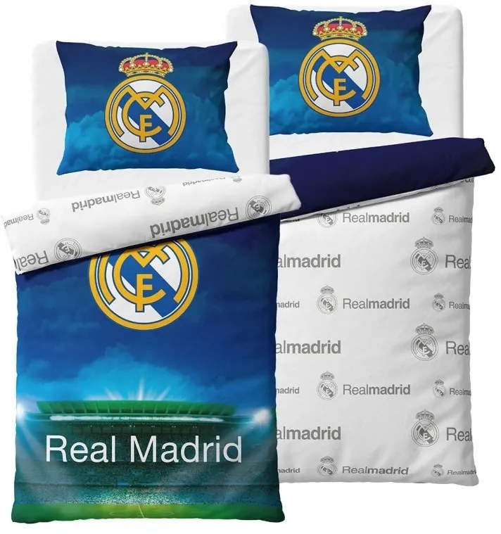 Futbalové obliečky Real Madrid Štadión 140x200/70x90 cm