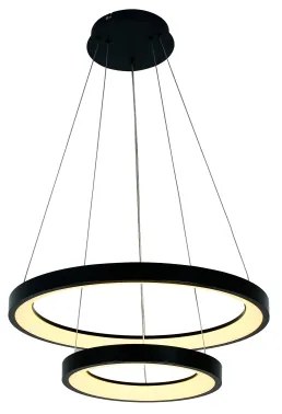 Brilagi - LED stmievateľný luster na lankách FALCON SLIM LED/68W/230V pr. 50 cm čierna +DO