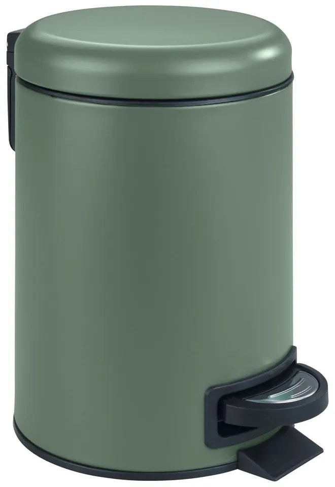 Zelený kôš do kúpeľne Wenko Leman, 3 l