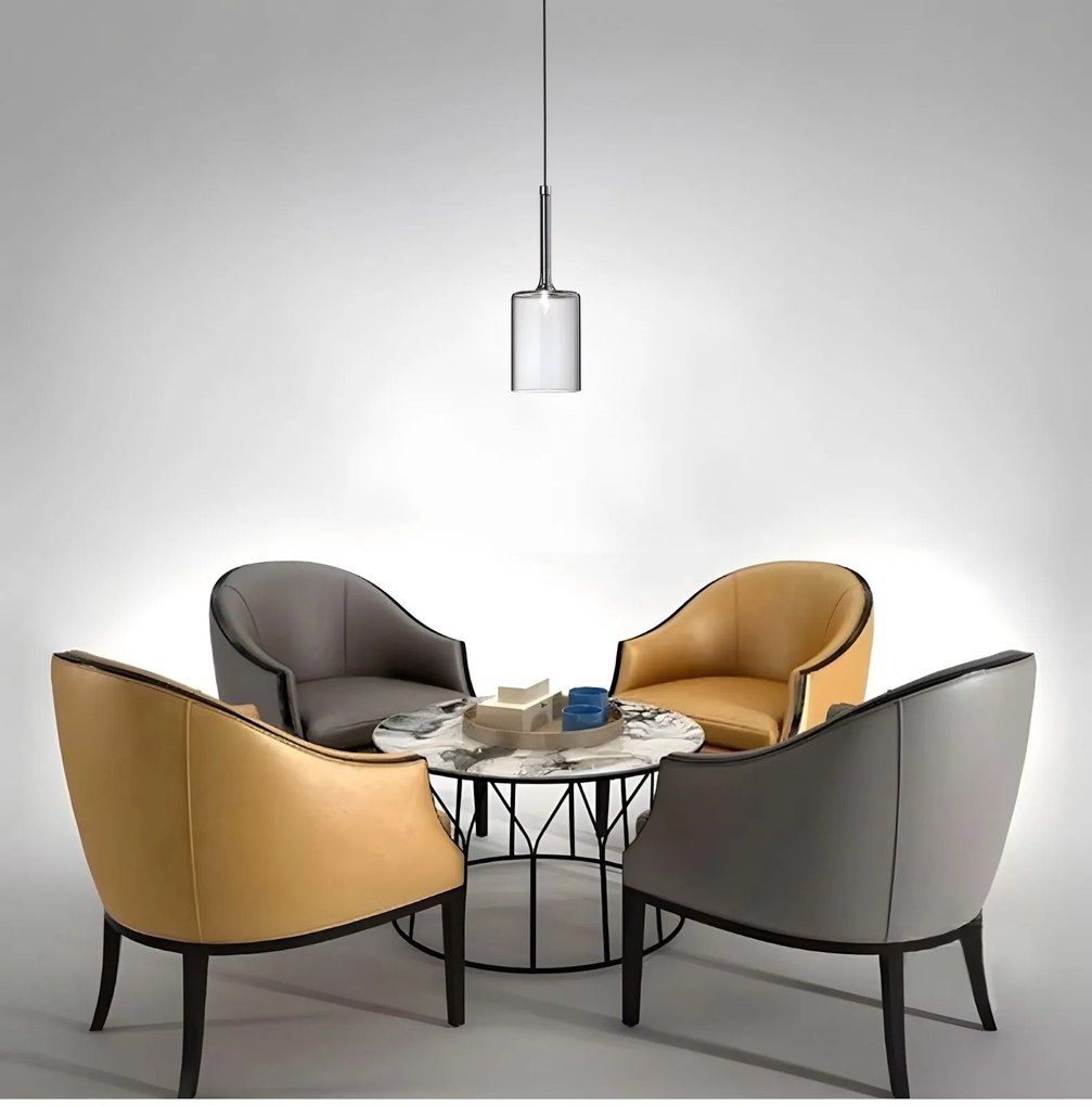 Toolight Toolight, stropné svietidlo 1xG4, APP1702-1CP GREY B, šedé sklo, OSW-04310